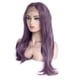 thumbnail image 3 of 16 Inches Front Lace Wig Synthetic Long Wave Purple Wigs for Women, 3 of 5