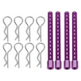 thumbnail image 3 of RC Body Post, Aluminum Alloy Easy Installation RC Car ShellColumn Replace Accessories With R Pins For Remote Control Car Purple, 3 of 8