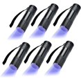 thumbnail image 1 of 6 Pack UV Ultra Violet Blacklight 9 LED Flashlight Torch Outdoor etc PZCC, 1 of 4
