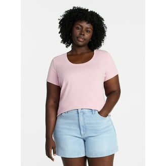 Terra Sky Women's Plus Size Scoop Neck Graphic Tee - Walmart.com