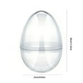 thumbnail image 3 of DefiDgd 12x9inch Large Transparent Plastic Easter Eggs Gift Box,Party Decorations,Easter Eggs Shaped Gift Box Empty Shells Decorative Supplies Toy Gift Storage Egg, 3 of 6