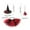 D, variant on Halloween Witch Costume Set for Kids Includes Dress Skirt Witch Hat and Wand Accessories 14.96 in Hat 21.65 in Broom 15.74 in Skirt Polyester