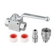 thumbnail image 2 of High Pressure Ball Valve Pressure Washer Shutoff Valve Hose 3/8 Quick Disconnect, 2 of 10
