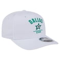 thumbnail image 3 of Men's New Era White Dallas Stars Team Lockup Basic 9SEVENTY Adjustable Hat, 3 of 5