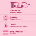 thumbnail image 3 of Durex Extra Ribbed and Dotted Condoms (10S), 3 of 4