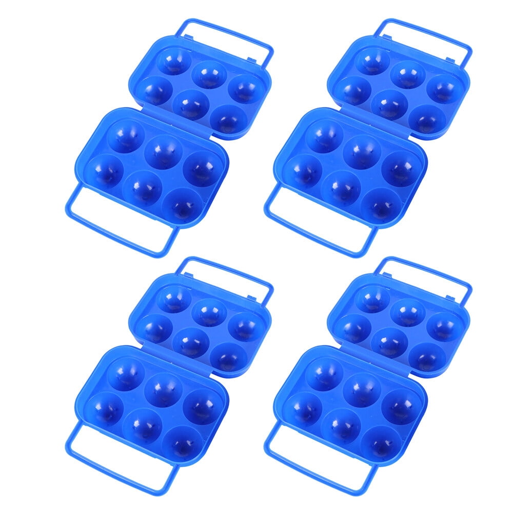 WHAMVOX  Storage Fridge Egg Carton Organizers Camping Container Travel