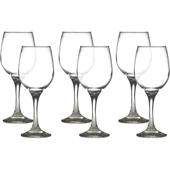 LAV Verres à Vin à Pied Capacité 300 ml, Va au LAVe-Vaisselle (Ensemble de 6)