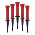 thumbnail image 2 of 5 piezas de golf de goma, equipos de golf de golf, entrenamiento de golf resistente al desgaste Rojo .6cm Cola Camisetas de palos de golf, 2 of 8
