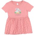 thumbnail image 3 of Inktastic I Am Fearfully and Wonderfully Made Cute Elephants Girls Baby Dress, 3 of 5