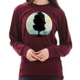 thumbnail image 3 of Mountain Tree Logo Graphic Long Sleeve Crewneck Tee - Burgundy 2XL, 3 of 4