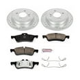 thumbnail image 3 of PowerStop Rear Z23 Evolution Sport Carbon-Fiber Ceramic Brake Pad and Drilled & Slotted Rotor Kit Fits: MINI COOPER Select Models K5726, 3 of 10