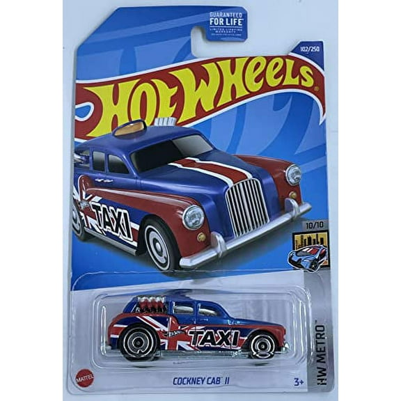 Hot Wheels Cockney Cab II HW Metro 10/10 102/250 - Assorted
