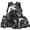 American Flag Horse, variant on KUIFORTI Duck Camo Boys Backpack and Lunch Box Set, 4Pcs Kids School Bag with Pencil Case & Water Bottle Sleeve for Elementary Primary Middle School Back to School Supplies