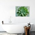thumbnail image 5 of Acheng Canvas Wall Art Watercolor Green Leaf Plants Printings Ready to Hang Wall Decor Botanical Giclee Prints 20x16inch, 5 of 6
