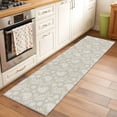 thumbnail image 2 of Yellow Paisley 2'x6' Runner Rugs for Hallway Kitchen Bedside Non Slip Washable, Ethnic Vintage Floral Botanical Abstract Entryway Rug Runners with Rubber Backing, Long Carpet Runner for Laundry Room, 2 of 8