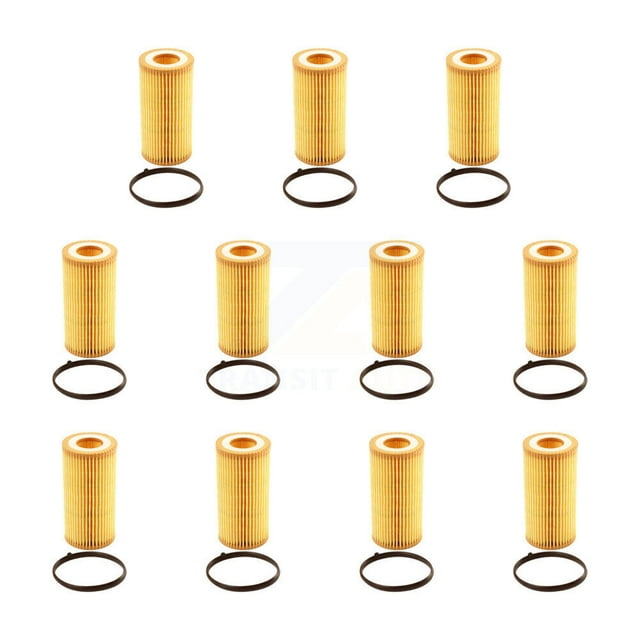 PUR Engine Cartridge Oil Filter (11 Pack) for Car Volkswagen Jetta Passat Golf Audi Beetle Rabbit A4 Quattro Eos GTI A3 RS3 R TTS TT RS K56-100207