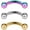 3PCS - Style 2#, variant on Briana Williams 14G Stainless Steel Curved Eyebrow Rings Petite Belly Rings Body Jewelry Piercing Se