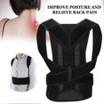 thumbnail image 4 of Posture Corrector Therapy Adult Breathable Spine Back Support Shoulder BraceBlack L, 4 of 5