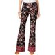 thumbnail image 1 of Pantalones de Pierna ancha BCX informales de punto floral para mujer negro grande, 1 of 1