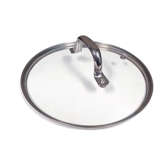ExcelSteel Fits Most Pressure Cookers & Instant Pot, Accessory Tempered Glass Lid, 9", Clear