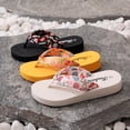 thumbnail image 4 of RotHome Women's Memory Foam Comfortable Slippers Arch Support Non-slip Sole Indoor Outdoor Waterproof EVA Slides Summer Beach Sandals Beige, 4 of 7
