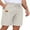 05-Grey, variant on Men's Shorts Summer Beach Casual Elastic Waist Drawstring Shorts Black L