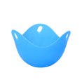 thumbnail image 1 of Silicone Egg Poacher Pan Mould with Base Pancake with Base Cookware Bakeware Plate Rings Cooker Boiler Kitchen Gadgets Accessories Blue, 1 of 9