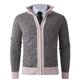 thumbnail image 4 of Ceisia Men's Corduroy Color Block Shirt Jacket Casual Long Gift Sleeve Windproof Outerwear with Pockets, 4 of 6