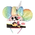 thumbnail image 4 of Disney Women's Minnie Rainbow Sequin Unicorn Headband and Minnie Mouse Headband Set, 2, 4 of 5