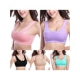 thumbnail image 5 of Topumt Women's Seamless Stretch Padded Up Yoga Sports Bra Ladies Sexy Lace Tank Tops Short Bra Vest, 5 of 5