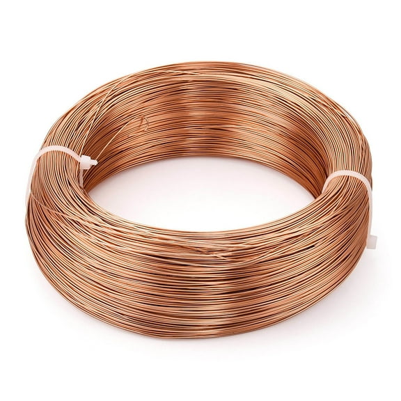 250 g Anodized Aluminum Wire Bendable Metal Craft Wire Flexible Craft Wire for Beading Jewelry Craft Making Sandy Brown 22 Gauge 0.6mm 280m/250g(918.6 Feet/250g)