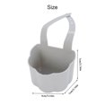 thumbnail image 3 of Ounissouiy Grifo de PP, drenaje de esponja, cesta colgante ajustable Flexible portátil, estante organizador de cocina para el hogar, soporte gris Almacenamiento y organización del hogar Gris, 3 of 6
