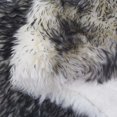 thumbnail image 5 of SAFAVIEH Sheep Skin Tiana Animal Runner Rug, Ivory/Dark Charcoal, 2' x 8'5", 5 of 10