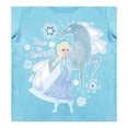 thumbnail image 2 of Playera Para Niña Disney Frozen Cuello Redondo Manga Corta Talla 6 Azul Cielo, 2 of 2