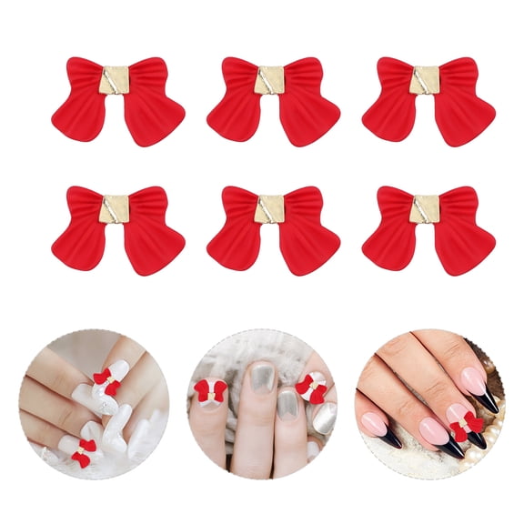 WEUVEB Valentines Day Nail Charms Nail Art Studs Alloy Decoration for Ladies Daily Life 10Pcs