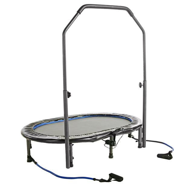 Stamina In Tone Oval Trampoline with Handlebar, 55