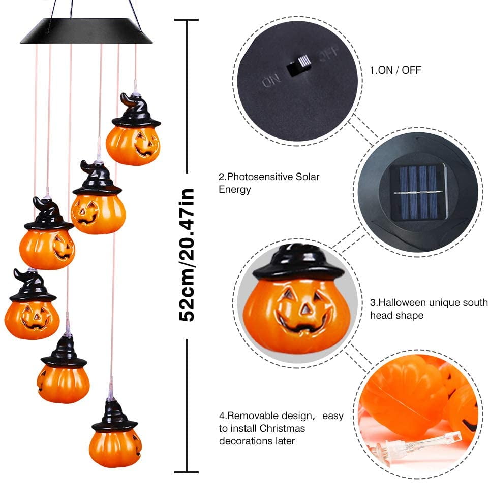 Details about   Pumpkin Solar Decor 