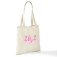 thumbnail image 6 of CafePress - Pink 26.2 Marathon Tote Bag - Unisex Canvas Tote Bag, Beige, 1-Piece, 6 of 6