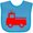 Turquoise, variant on Inktastic Red Fire Engine Boys or Girls Baby Bib