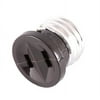 GE Polarized Handy Plug, Convert, Easy-to-Install, UL Listed, Black, 54276, Light Bulb to Outlet Socket Adapter | 2 Pack, 2 Each