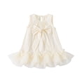 thumbnail image 3 of MEZZALL Summer Girls Sleeveless Dress With Bow Design For Warm Weather Lightweight Woven Party Dress Solid Color Fashionable Dresses, 3 of 9