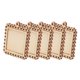 thumbnail image 1 of 5 uds Marco de Fotos de Madera, Ajuste Rectangular en Relieve Base en Blanco bandejas de Llavero pequeño Collar único Regalo para Mujeres, Hombres, Esposas, 1 of 5
