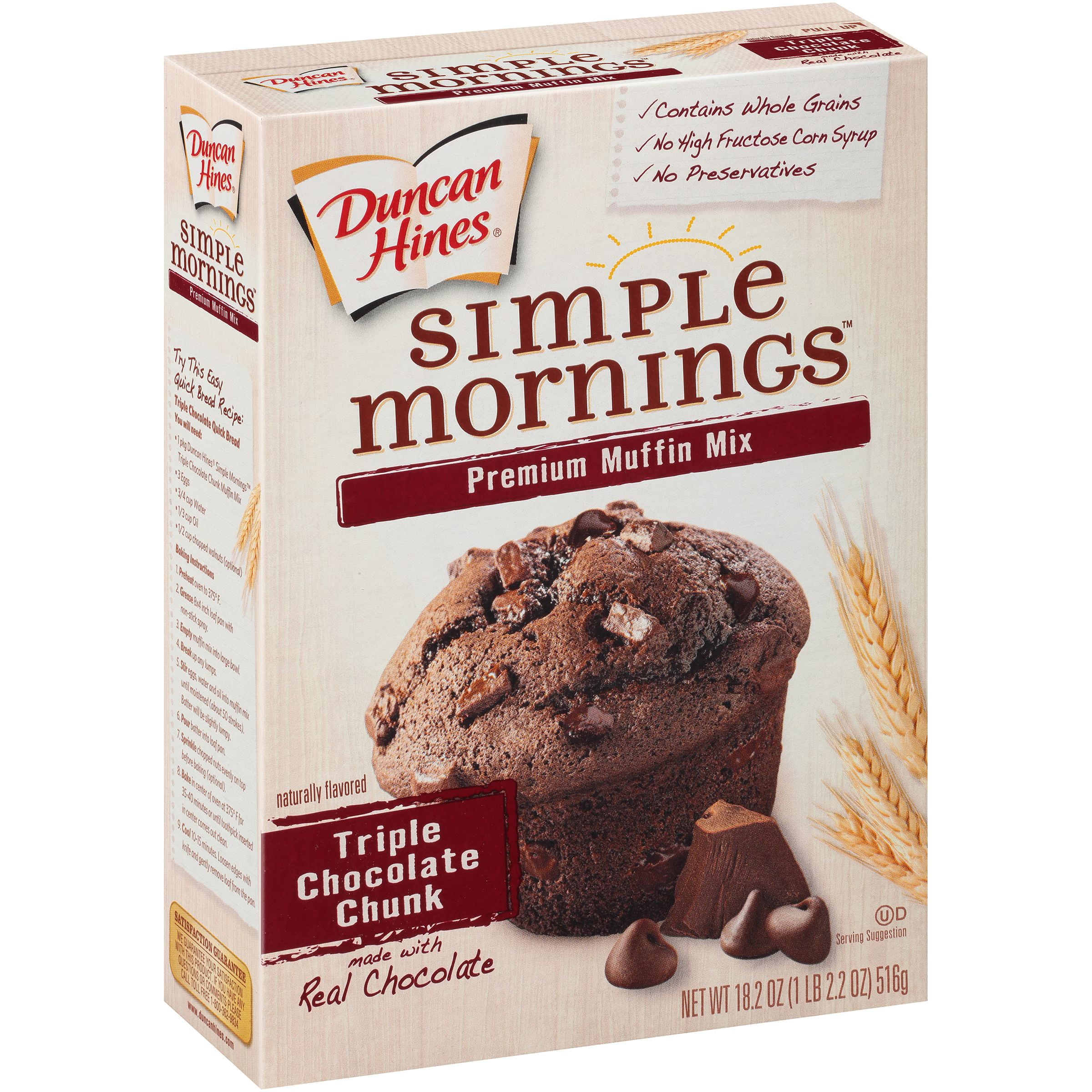 Duncan Hines Simple Mornings Triple Chocolate Chunk ...