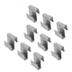 thumbnail image 5 of Abrazadera Para Vidrio, Separadores De Agarre De Borde Para Vidrio Abrazadera Para Vidrio De Acero Inoxidable Soporte De Pasamanos Para Mantenimiento De Rutina Fyydes Stainless Steel Glass Clip, 5 of 8
