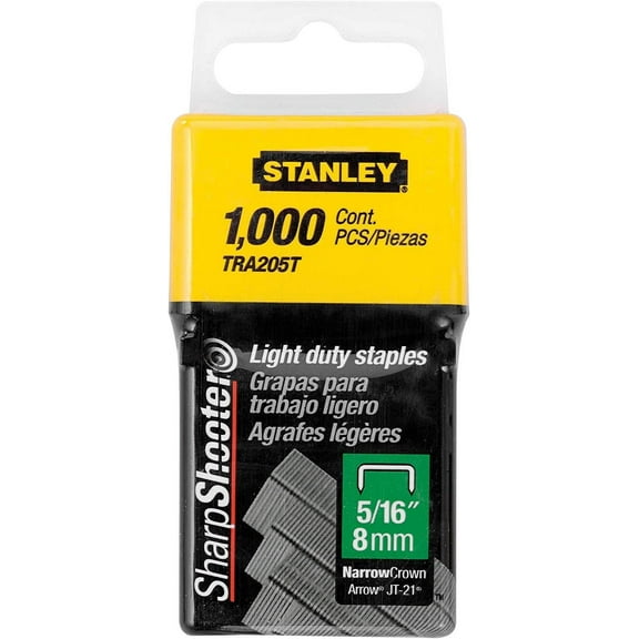 Stanley Light-Duty Tacker Staples 5/16"