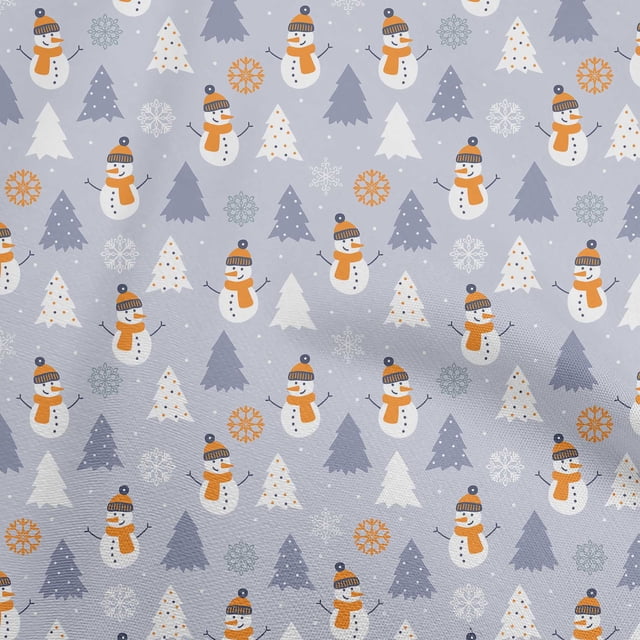 oneOone Viscose Chiffon Coin Gray Fabric Christmas Winter Theme Craft Projects Decor Fabric Printed By The Yard 42 Inch Wide