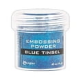 thumbnail image 4 of Cardmaking: Tinsel Heat Embossing - Ranger Glitter Tinsel Embossing Powders - 6 Item Bundle Gold, Silver, Red, Blue, Green, Snowflake, 4 of 7