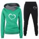 thumbnail image 1 of Puntoco Moda Mujer Otoño Invierno Trajes Deportivos Chándales Manga Larga Impreso Sudaderas Con Capucha Pantalones Traje Liquidación Puntoco Puntoco-4691, 1 of 2