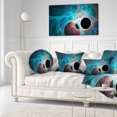 thumbnail image 1 of Fractal Angel Wings in Blue - Abstract Wall Art Canvas, 1 of 3