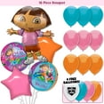 thumbnail image 4 of Dora the Explorer Balloons Bouquet Kit - Kids Party Decor Decoration Supplies with 40" Pastel Pink Number Balloons (1-9) - Dora Balloons Birthday Celebrations and Themed Events, 4 of 22